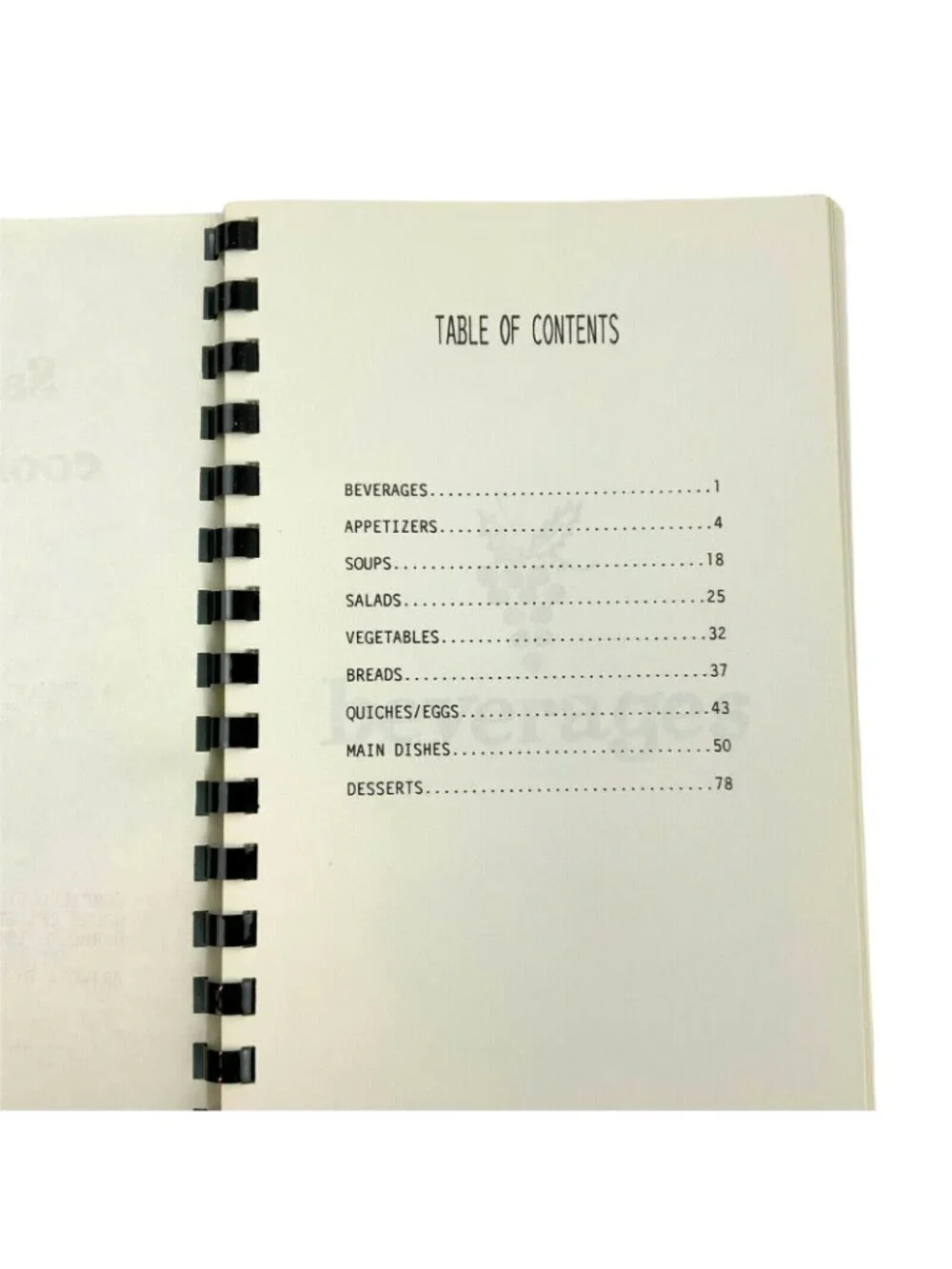 Cimarron Samples Cookbook II Dallas Texas Club Vintage 1984 Recipes Spiral Bound